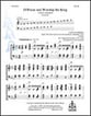 O Praise And Worship The King Handbell sheet music cover